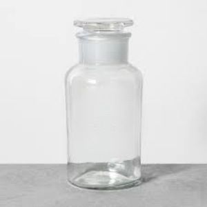 NEW Hearth & Hand Clear Apothecary Jar, Large